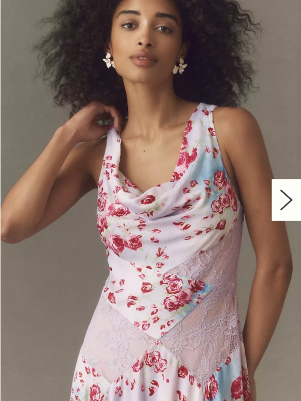 NWT Anthropologie BHLDN Cowl-Neck Maxi Dress/Original Price $328 - Picture 2 of 8